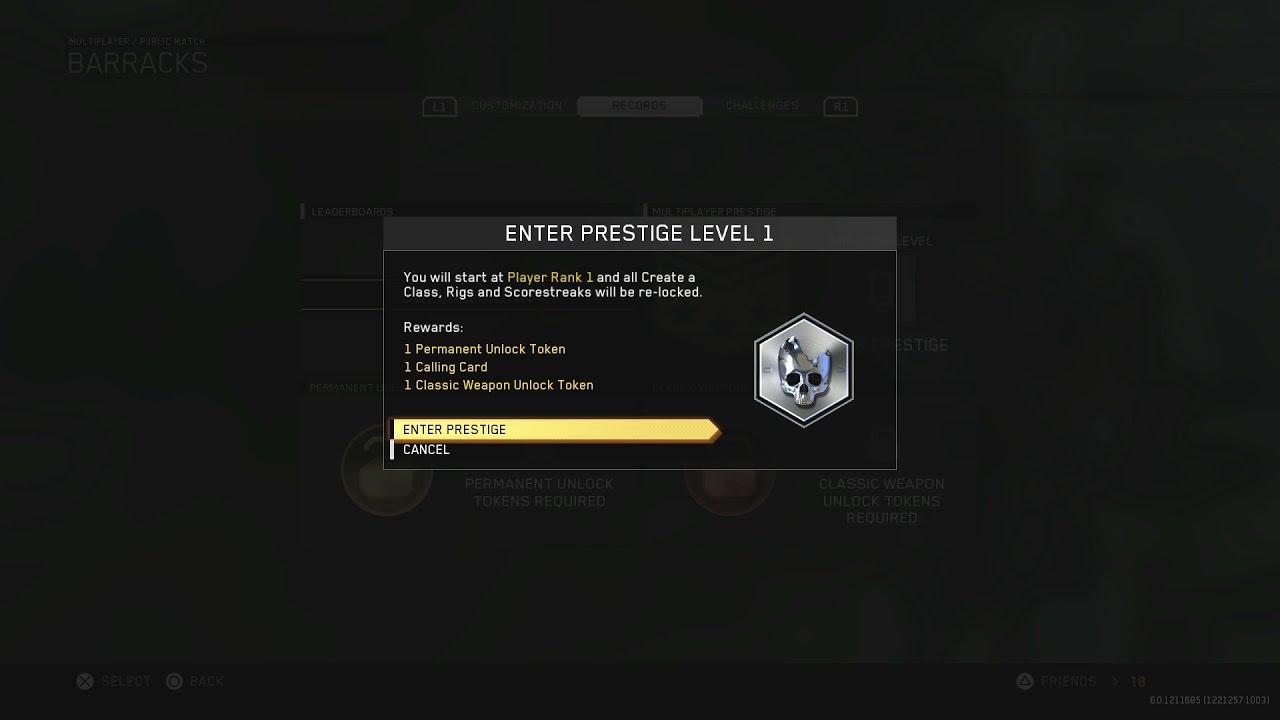 What REALLY Happens When you Prestige on Infinite Warfare!