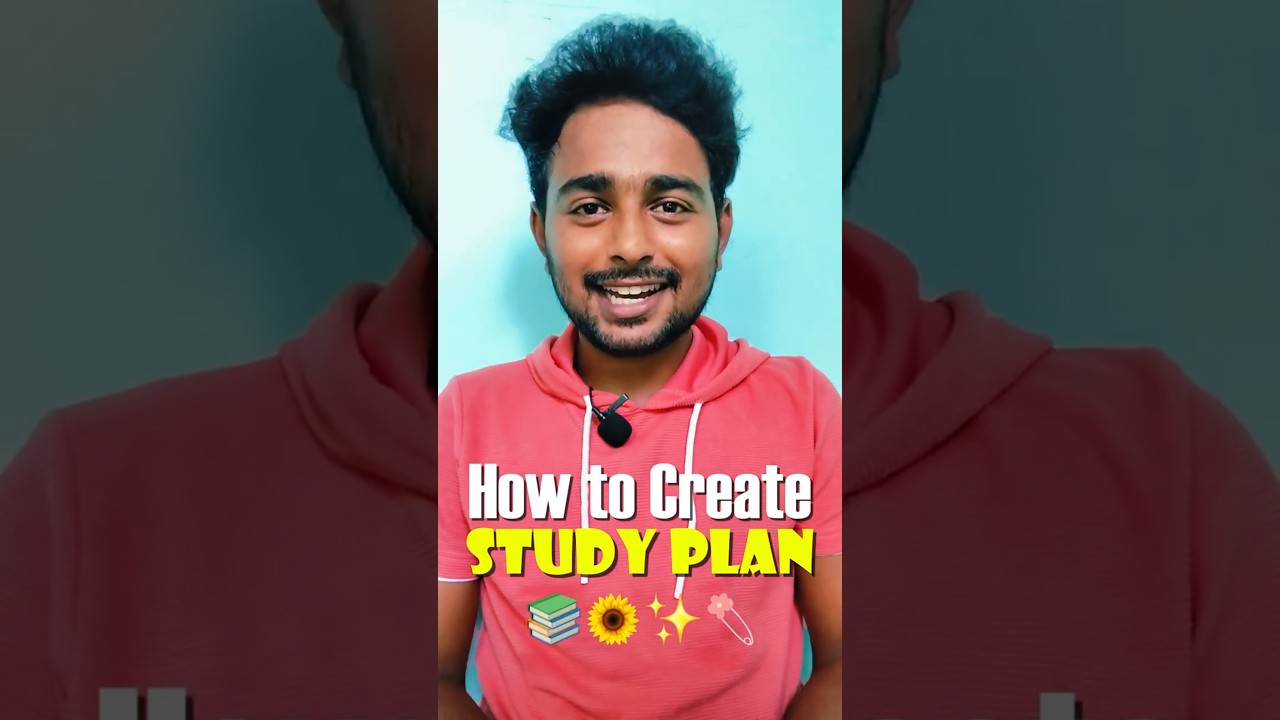 How to create a Proper Study Plan | Study Planner Ideas | Study Tips #studymotivation  #studywithme
