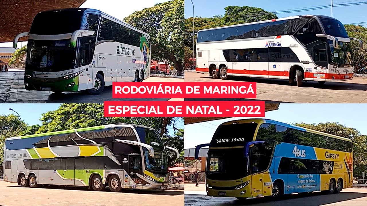 #ARQUIVO - Movimento de Natal na Rodoviária de Maringá - Gravado em 2022
