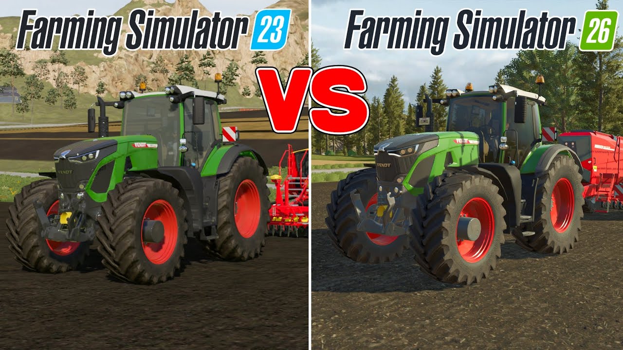 FS23 против FS26! Сравнение графики!