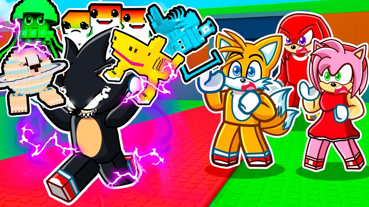 Me Convertí en DARK SONIC y ROBÉ Todos los BRAINROTS de mis Amigos!