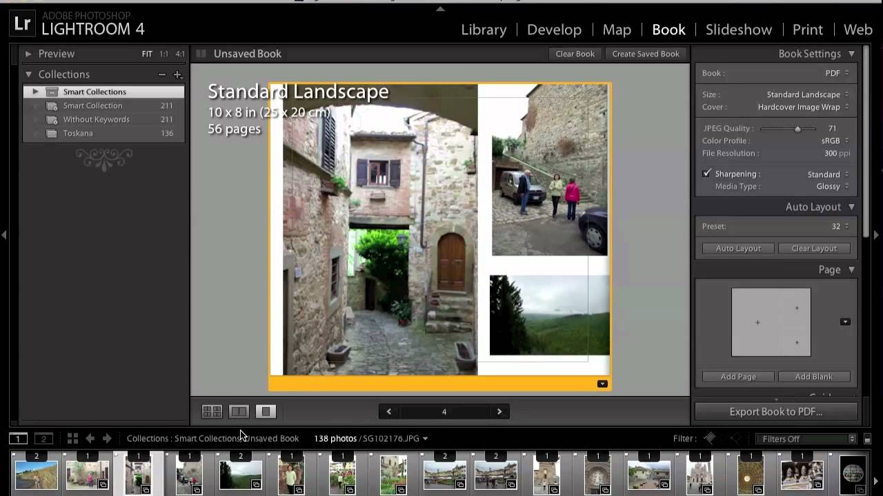 Создание фотокниг в Lightroom 4. Pуководство от iPrintPhoto.ru