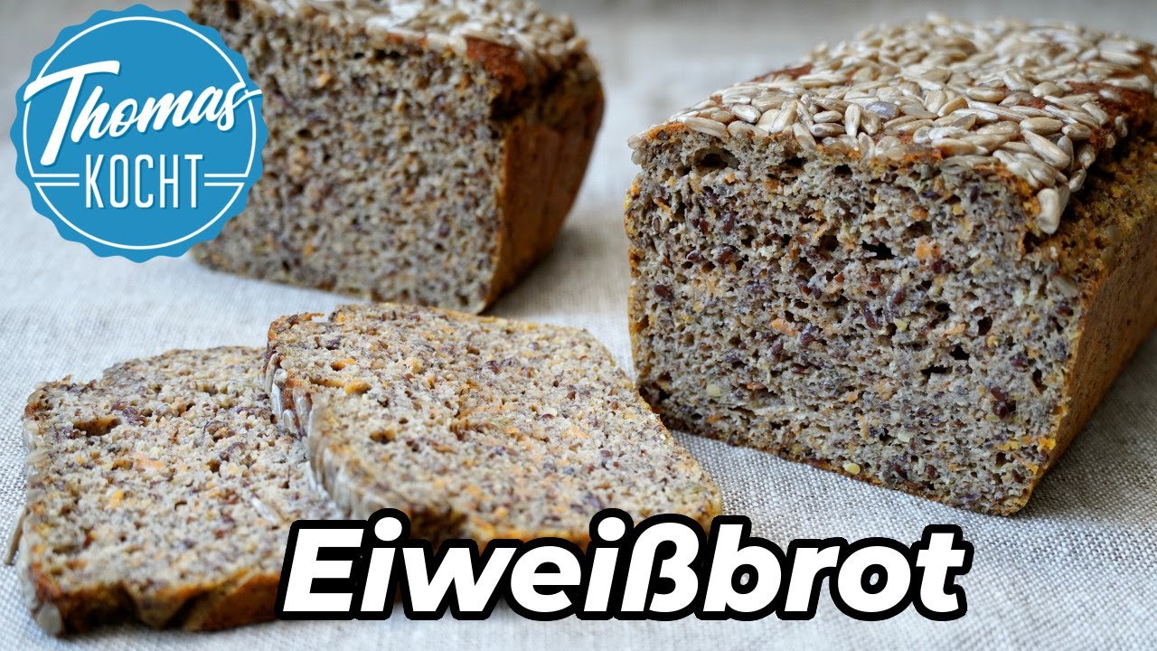 Eiweißbrot selber machen - das perfekte Low Carb Brot / Thomas kocht