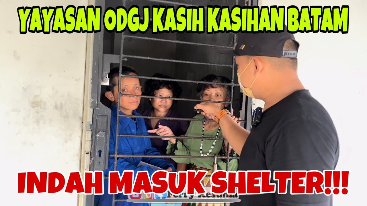 INDAH MASUK SHELTER DI YAYASAN ODGJ KASIH KASIHAN!!! JANGAN KABUR LARI LARI LAGI INDAH!!!