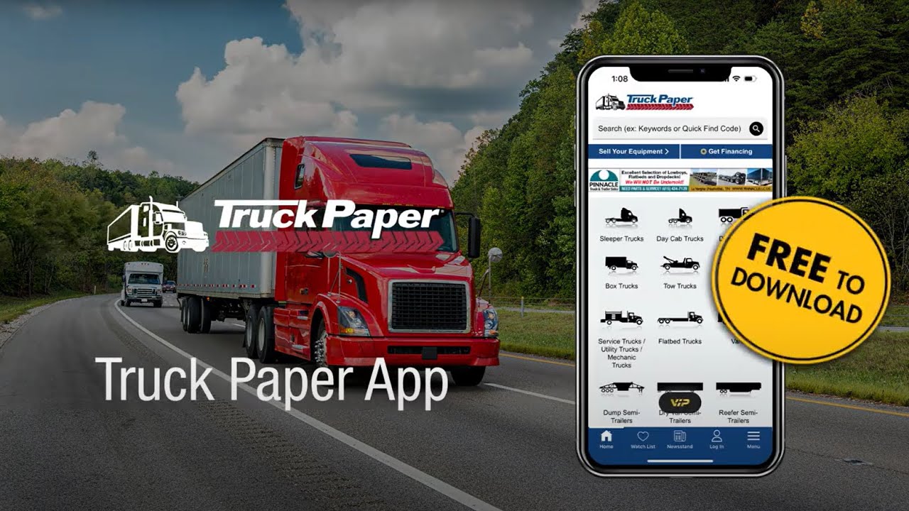 Download Truck Paper Mobile App Now To Buy & Sell Trucks Even On The Go