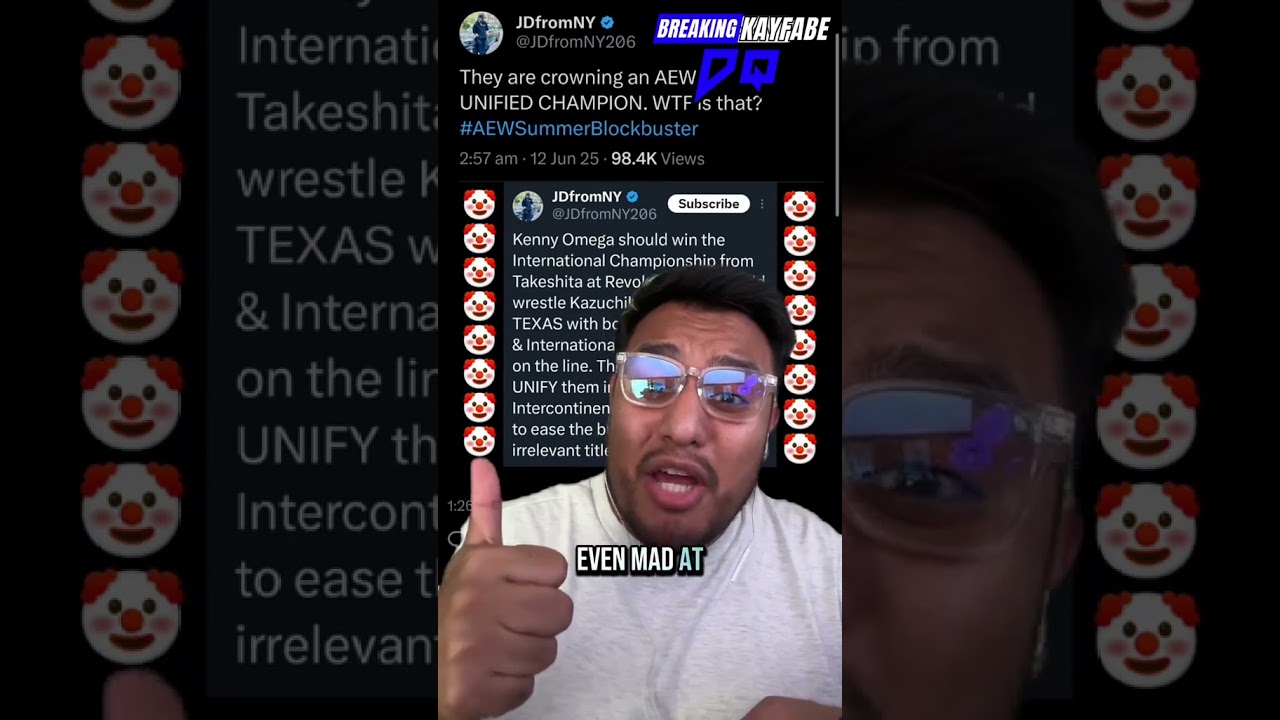 DQ: JD From NY is never happy about AEW!! | JDfromNY&rsquo;s AEW Rant is Wildly Contradictory 😂