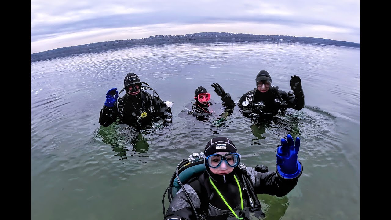 Starnbergersee Tauchen März 2023