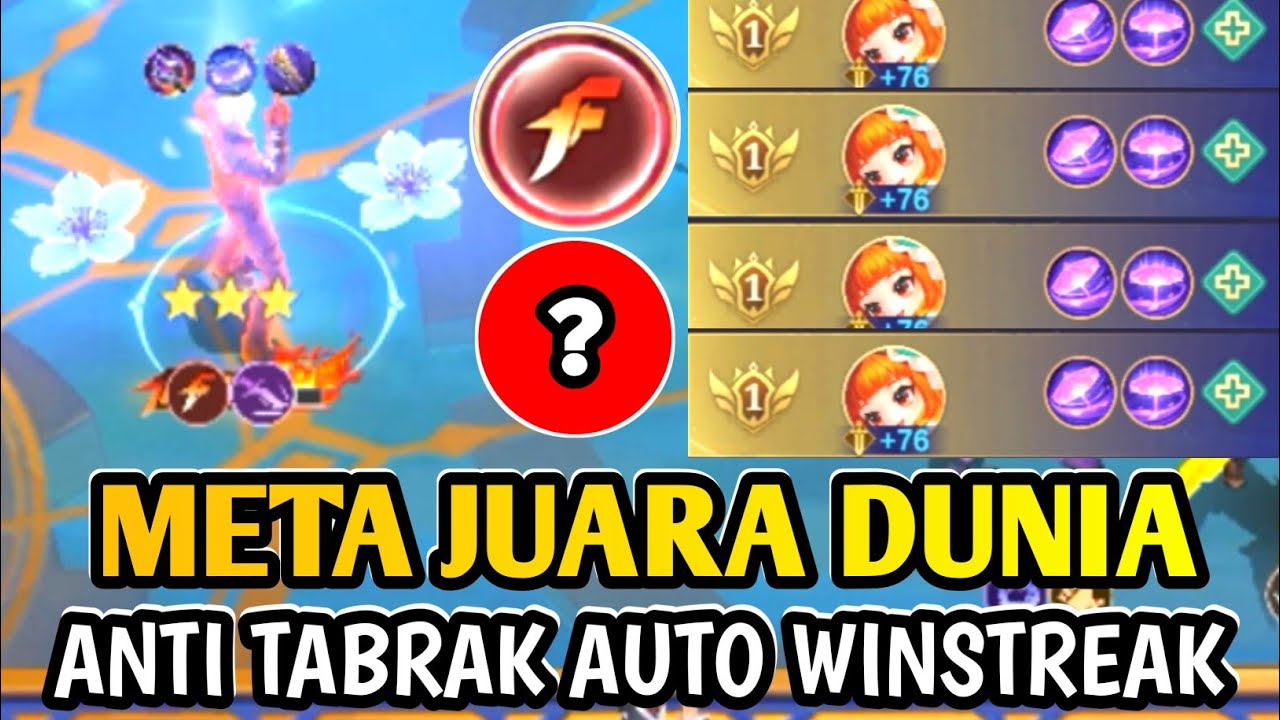NGERI BOSS||META VIRAL COMMANDER KAGURA DARI JUARA DUNIA GO1||MAGIC CHESS GOGO UPDATE TERBARU 
