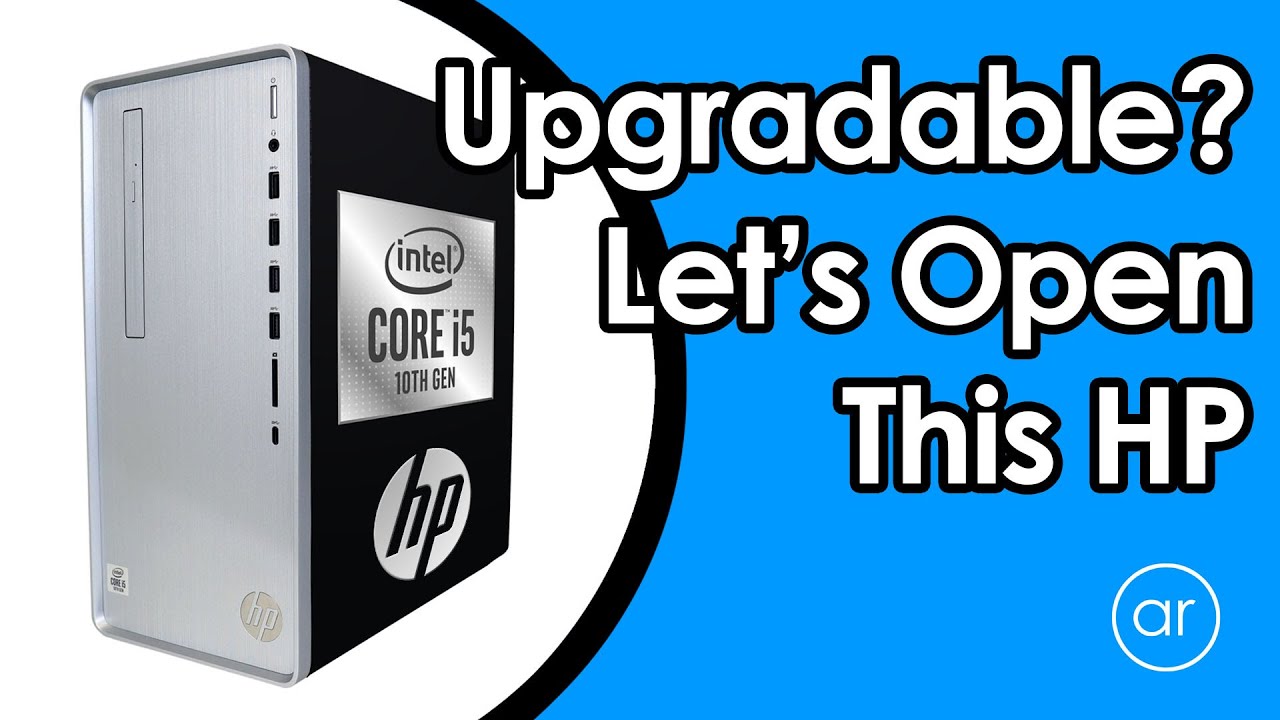 Как открыть и модернизировать HP Pavilion с процессором Intel i5-10400 10-го поколения (TP01-1016)