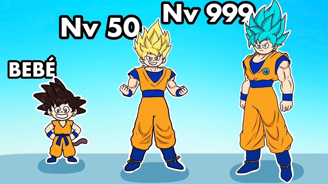 NOOB vs PRO vs HACKER en DRAGON BALL Z (Fighters Run) - DeGoBooM