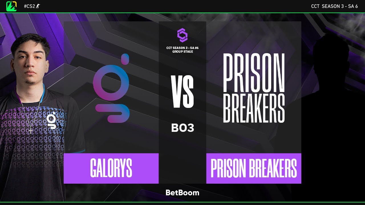 CCT Season 3 - SA #6 | Galorys vs Prison Breakers | Fase de grupos | CS2