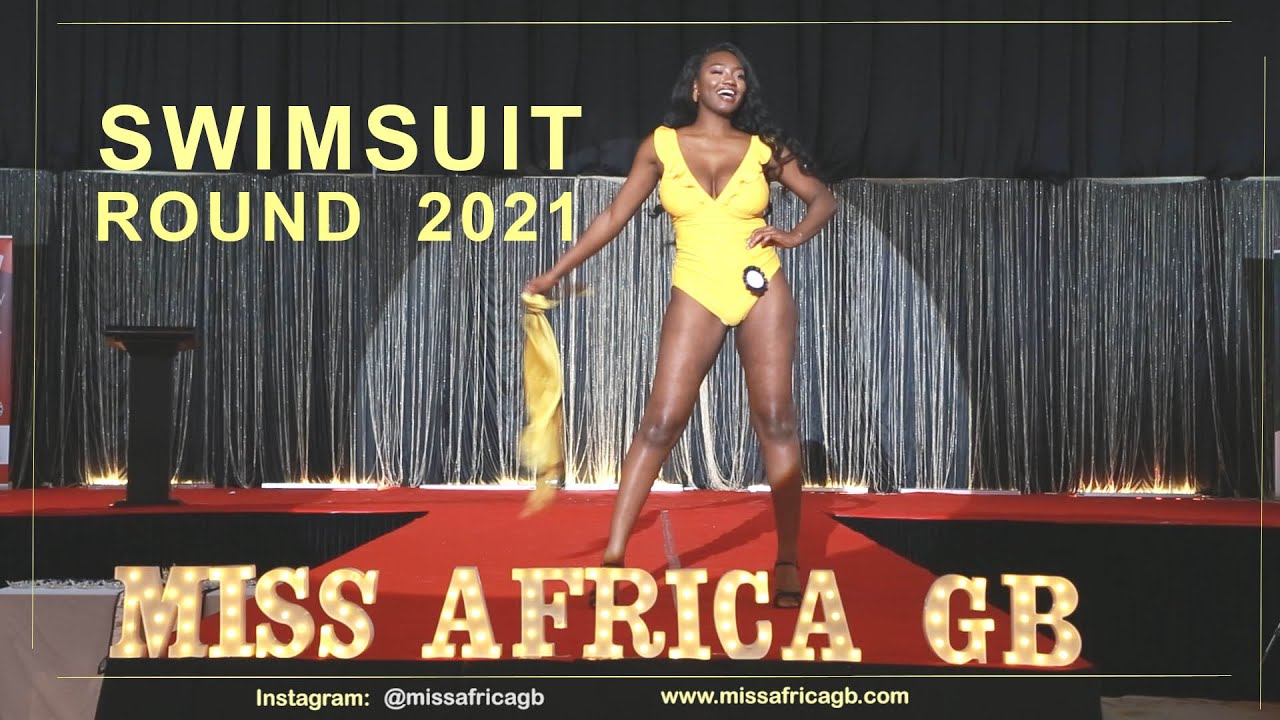 Miss Africa Great Britain 2021 Grand Finale swimsuit round