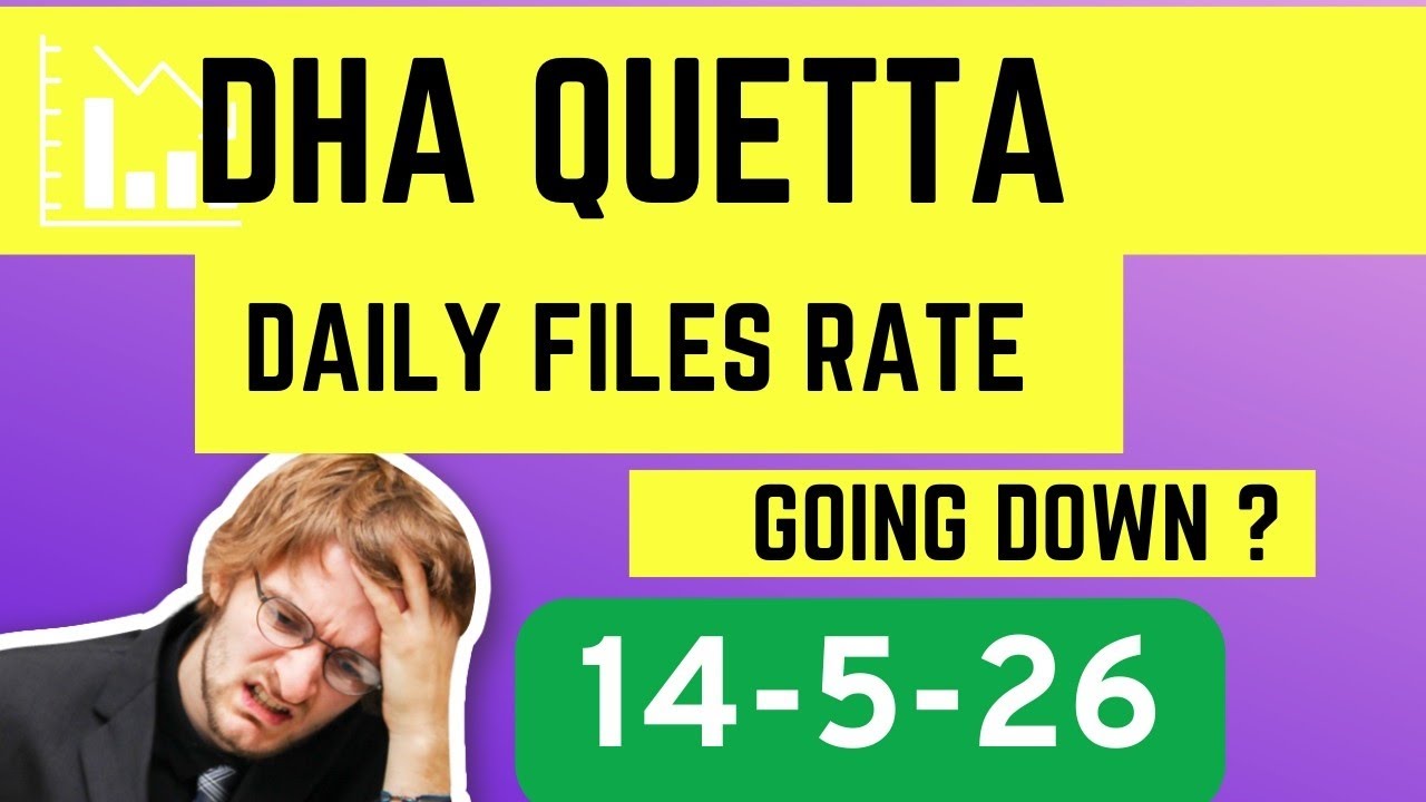 DHA Quetta Rates Slightly Down 📉 | Golden Buying Opportunity?