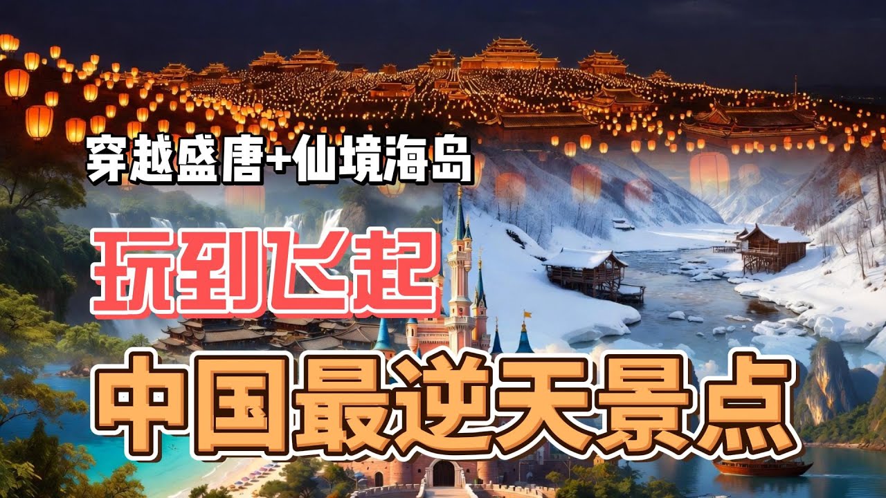 4K实拍：挑战中国审美的极端反差！西安/贵州/东北/涠洲岛，看完这支视频你还能安心上班吗？
