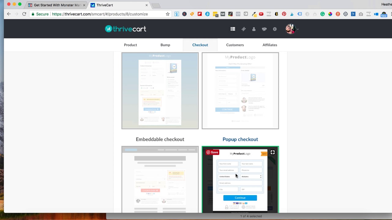 How to integrate ThriveCart to Clickfunnels or Wordpress for affiliate tracking