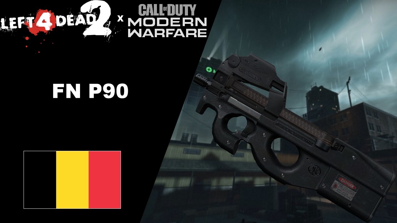 Left 4 Dead 2 : FN P90 in MW2019 Anims