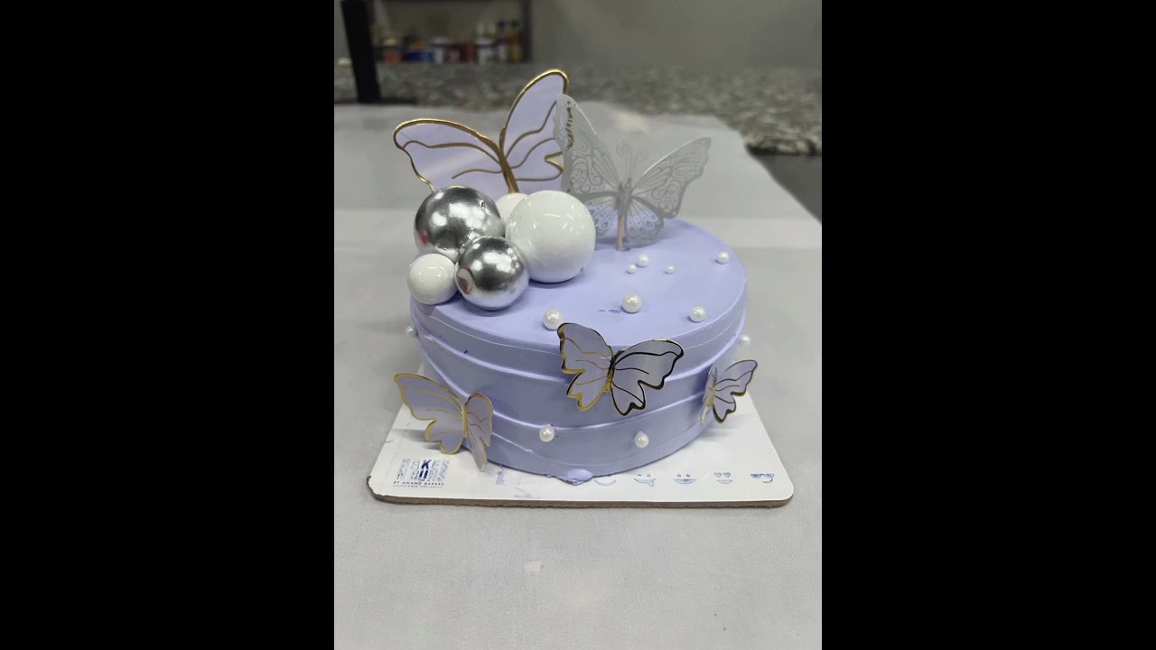 "Most Beautiful Butterfly Cake Design 🦋 Lavender Dream Cake 🎂💜🦋 