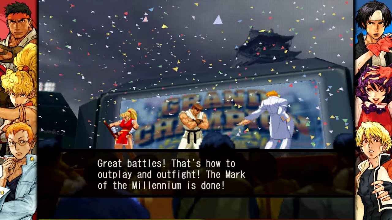 Capcom vs SNK 2: Ryu, Maki, and Kyosuke arcade playthrough