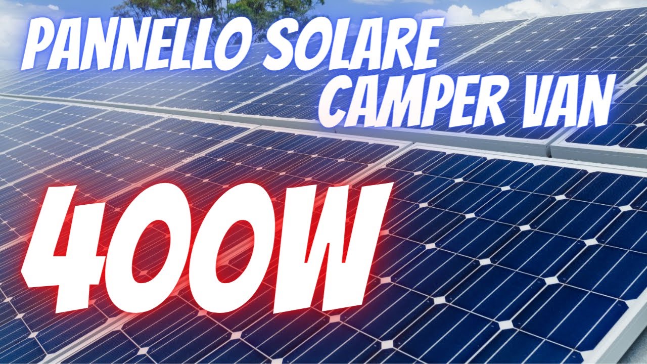Test Pannello Solare 400w Camper Van SMARTSOLAR Victron 100/30