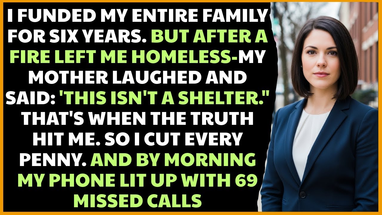 I Funded My Family 6 Years—Then Mom Laughed When I Was Homeless. I Cut Them Off. Then—69 Calls.