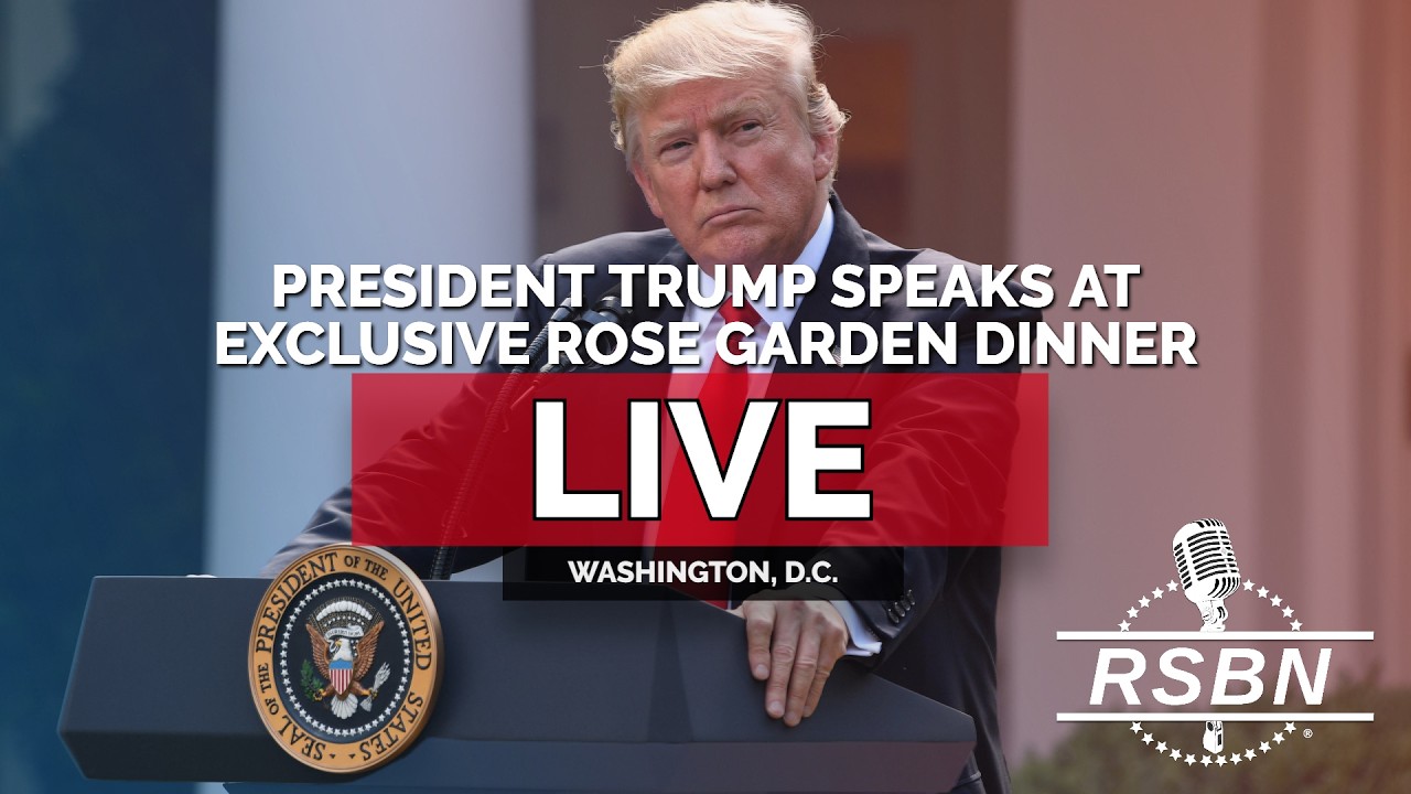 REPLAY: Exclusive Rose Garden Dinner Featuring President Trump Remarks - 09/17/26