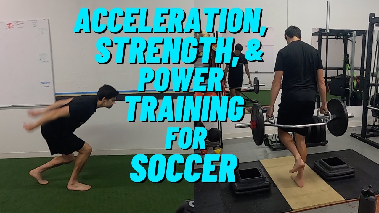 Acceleration Training For Soccer || Lower Body Strength And Power Training For Soccer