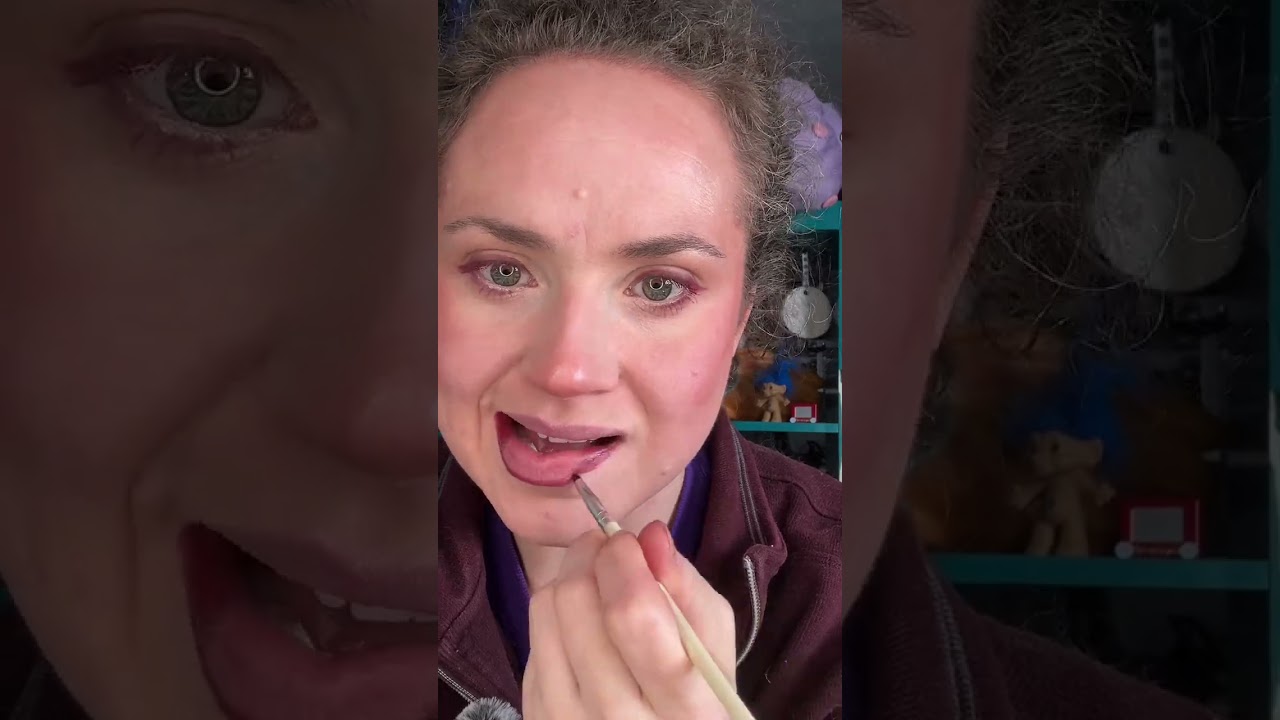 Deep plum lip combo tutorial