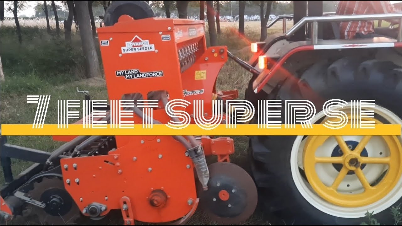 #VLOG-12 / 7 FEET SUPER SEEDER LANDFORCE / SWARAJ 744 FE 3 SPEED [SAMADH BHAI]