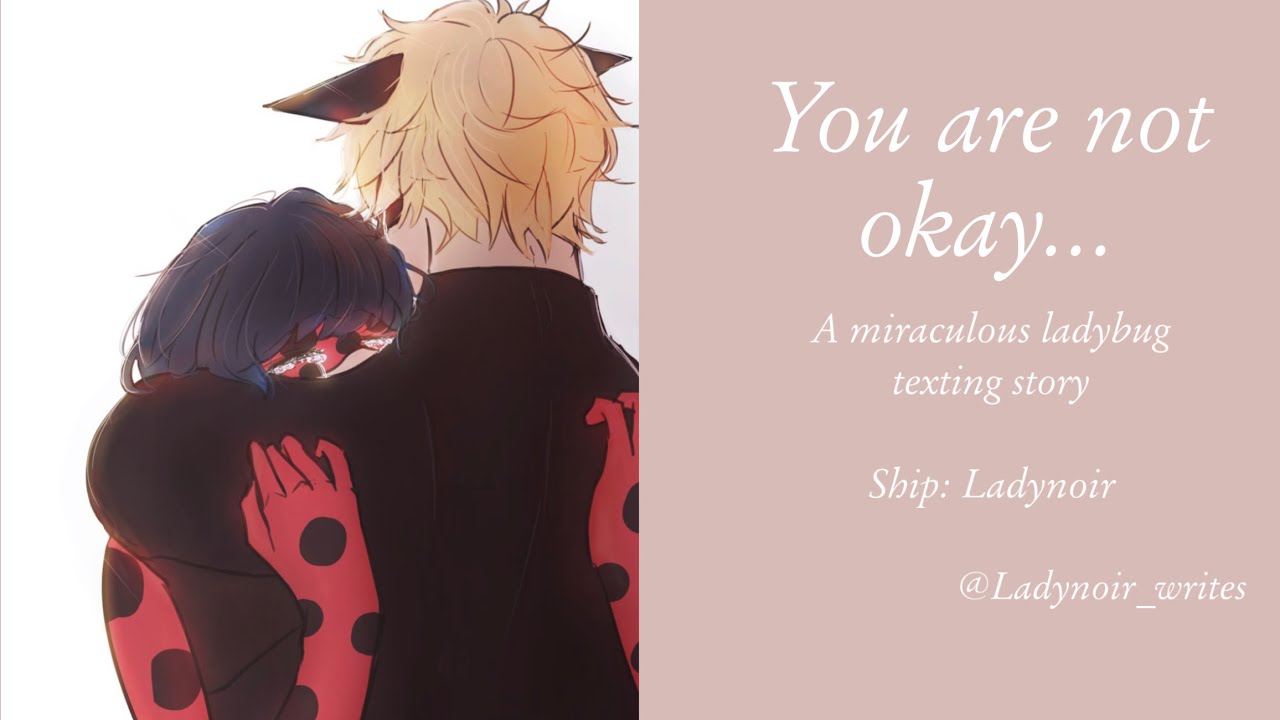 You're not okay… || 1/3 || ladynoir ( mlb texting story ) 🐞🐾