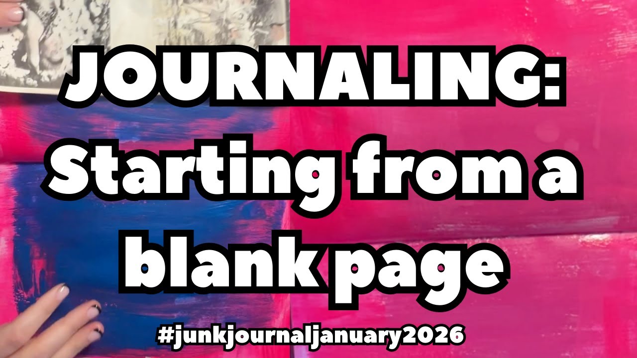 Starting a journal entry from A BLANK PAGE