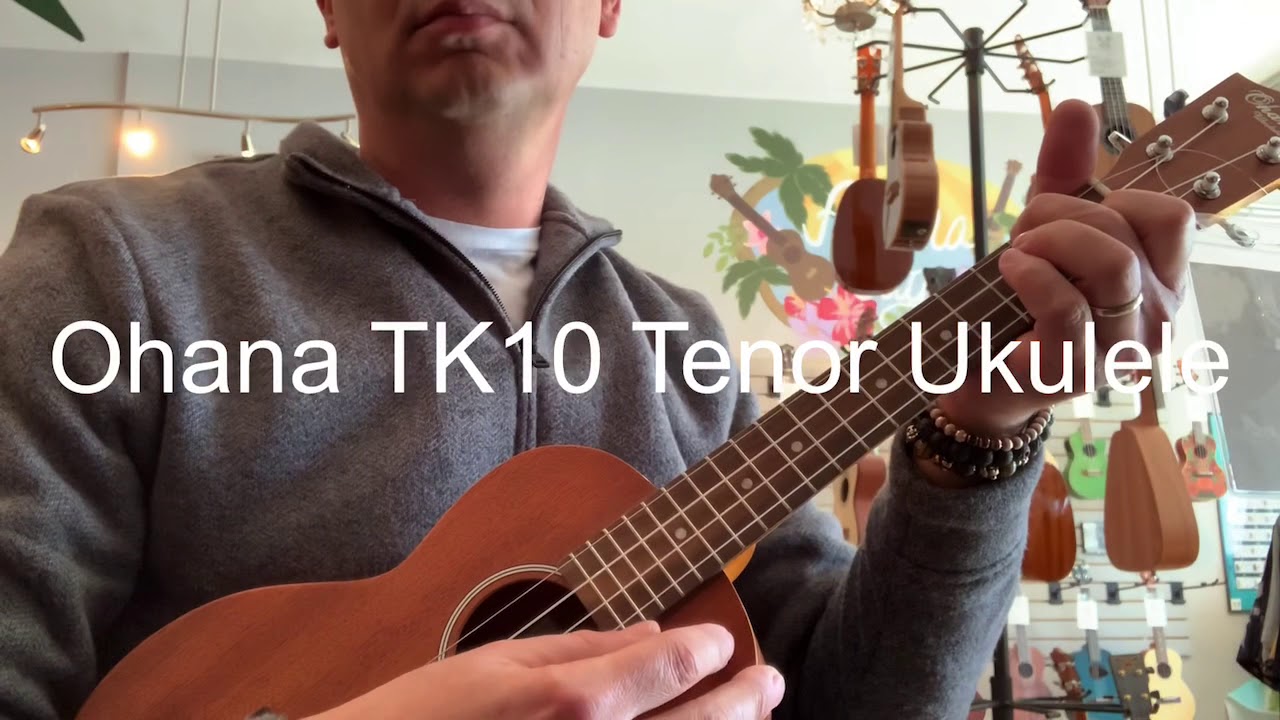 Ohana TK10 Tenor Ukulele Demo at Aloha City Ukes