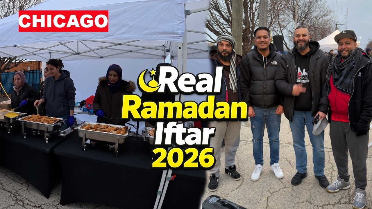 Real Ramadan Iftar 2026 | Chicago Mein Homeless Logon Ko Iftar Khilana | Ramadan Vlog USA