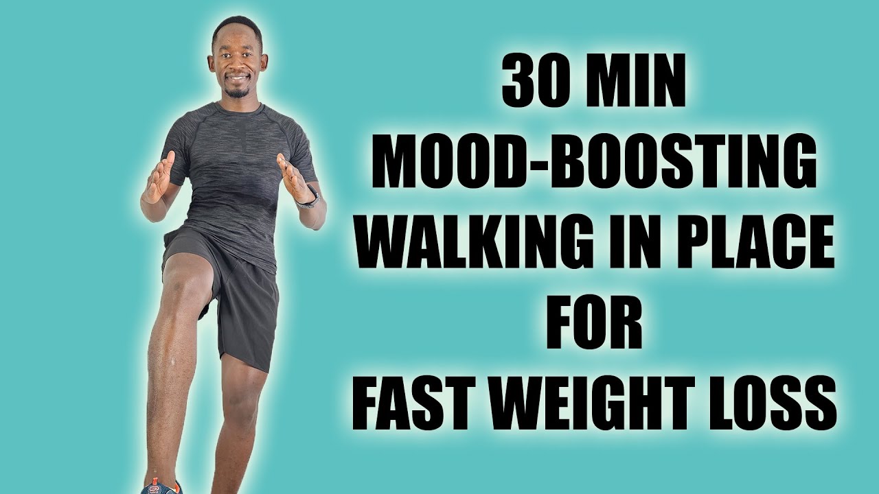 30-Minute MOOD-BOOSTING Walk at Home Workout for Fast Weight Loss