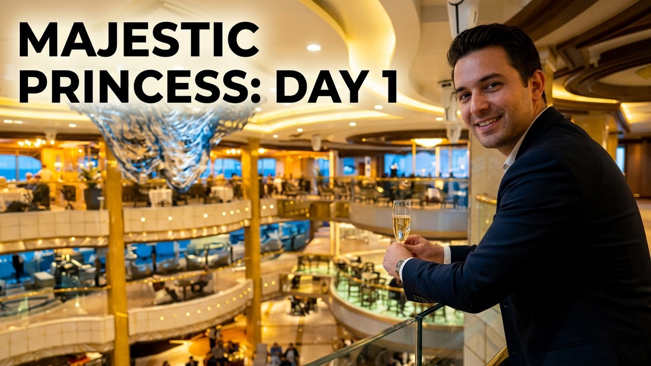 Впечатления от путешествия на Majestic Princess | Первый вечер на борту корабля