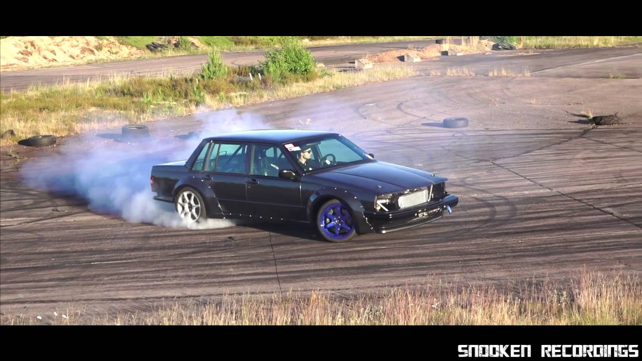 Worlds first Rocket Bunny Volvo 740 m50 turbo DriftBuild 2016