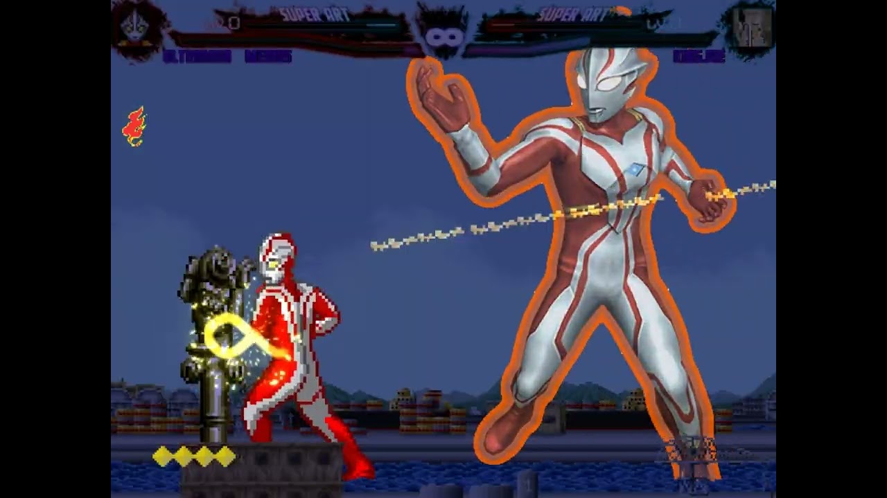 MUGEN: Ultraman Mebius Vs King Joe (Requested)