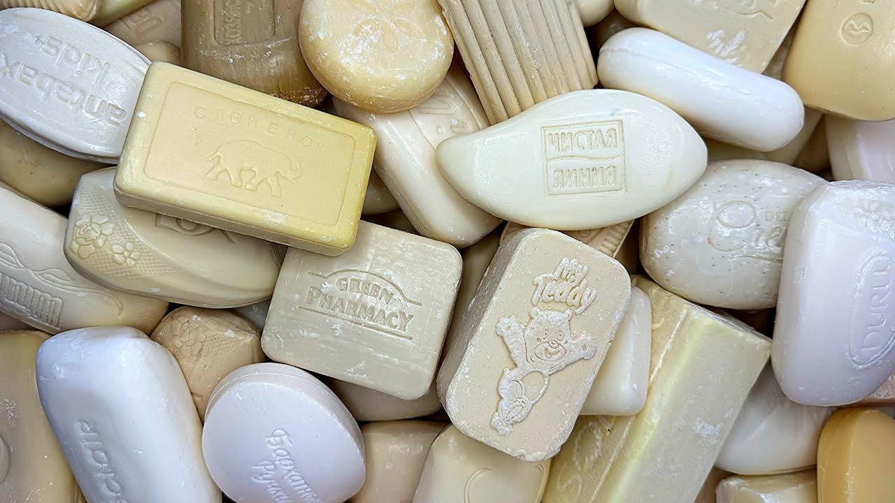 Soap box. Cutting different soap. Asmr soap (no talking)