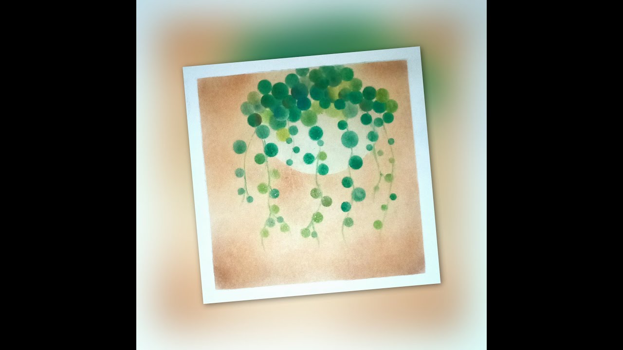 String of pearls ｜Pastel Nagomi Art #和谐粉彩 #和谐粉彩教学 #nagomiart #パステル和アート #パステル画 #easydrawing