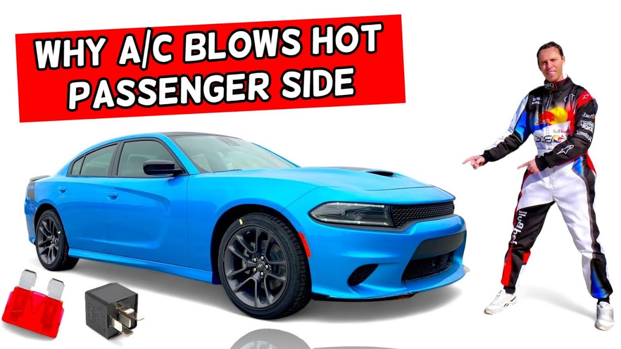 WHY AC AIR CONDITIONER BLOWS HOT PASSENGER SIDE DASH AIR VENT, COLD DRIVER SIDE DODGE CHARGER