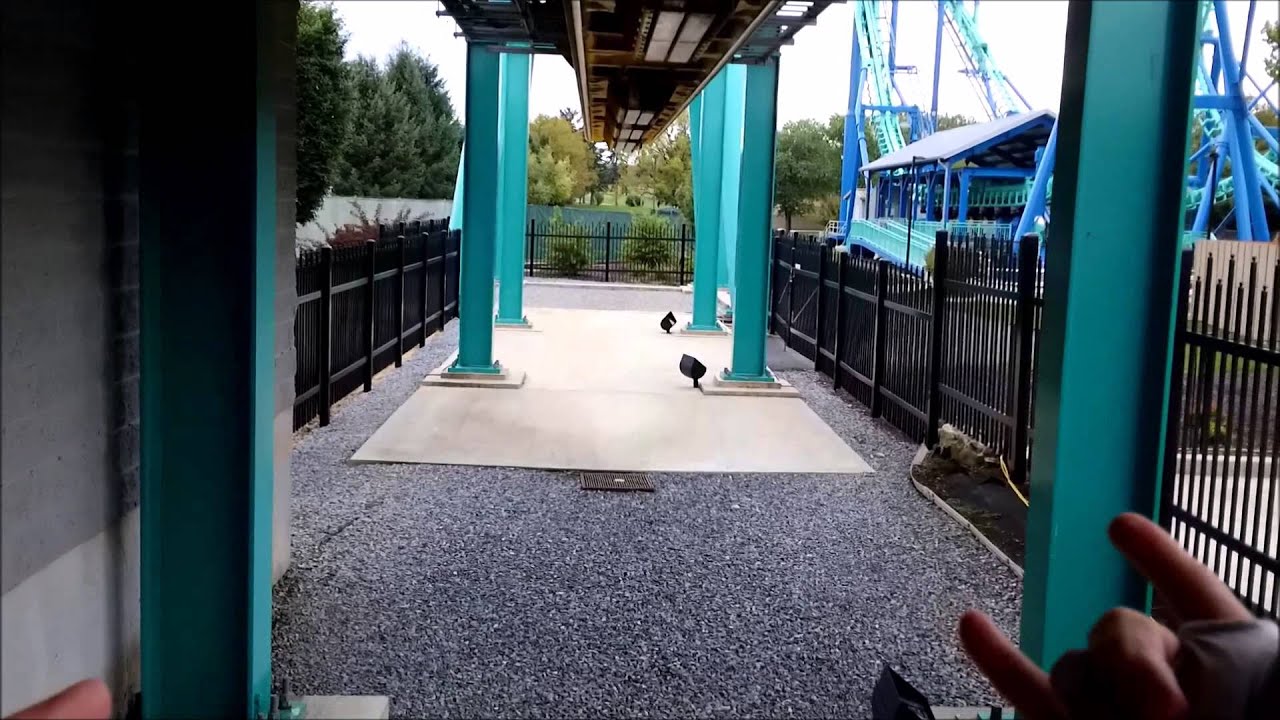 Dorney Park: Possessed / On Ride Front Row POV / October 4, 2014 1080p