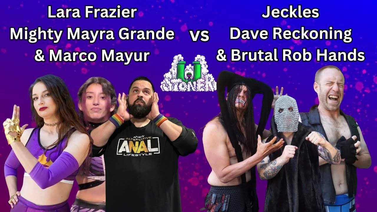 Marco Mayur, Mighty Mayra Grande, & Lara Frazier vs Jeckles, Dave Reckoning, & Brutal Rob Hands
