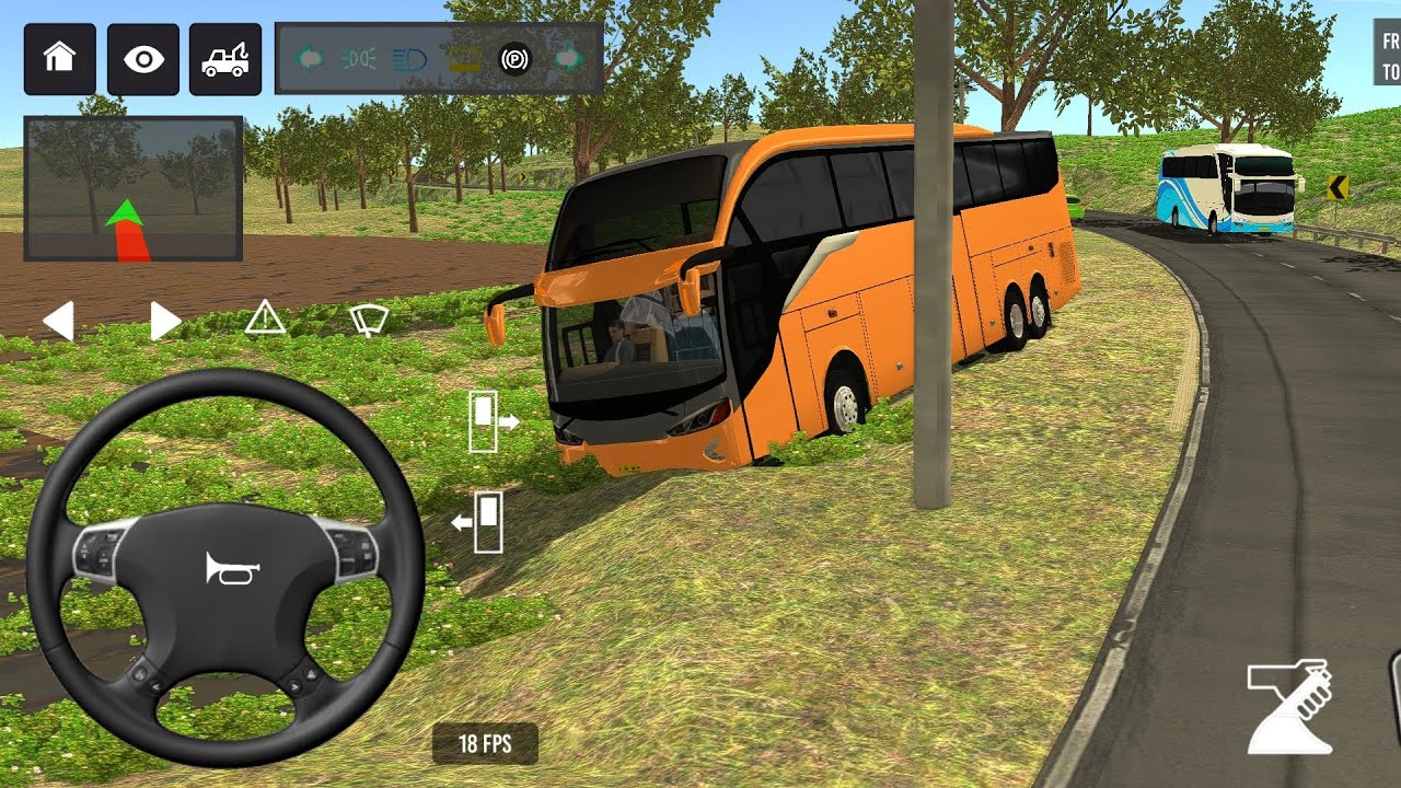 BUS simulator indonesia l Euro trock bus simulator l Euro school bus ll #bussimulatorindonesia 