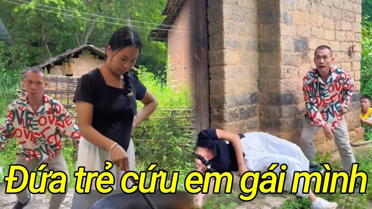 Em gái bị bọn bắt cóc bắt giữ, đứa trẻ được giải cứu dũng cảm.