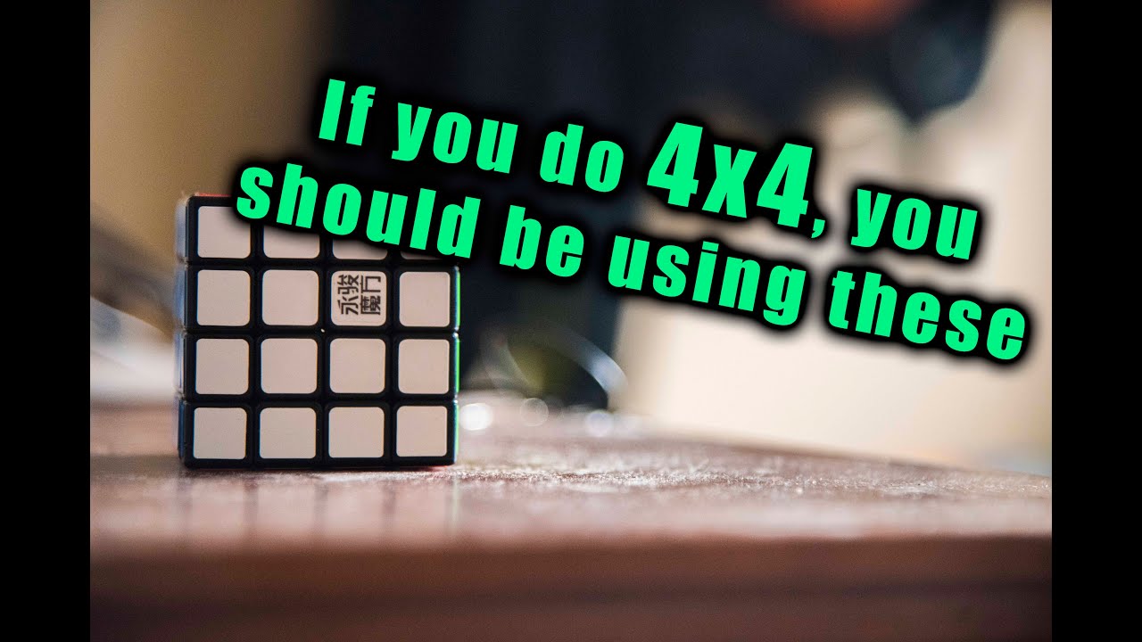 Useful 4x4 Last Two Edges Algs