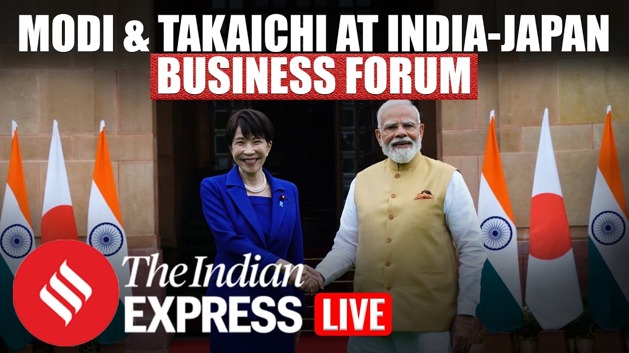 LIVE | PM Modi, Japan PM Sanae Takaichi Lead India-Japan Business Forum