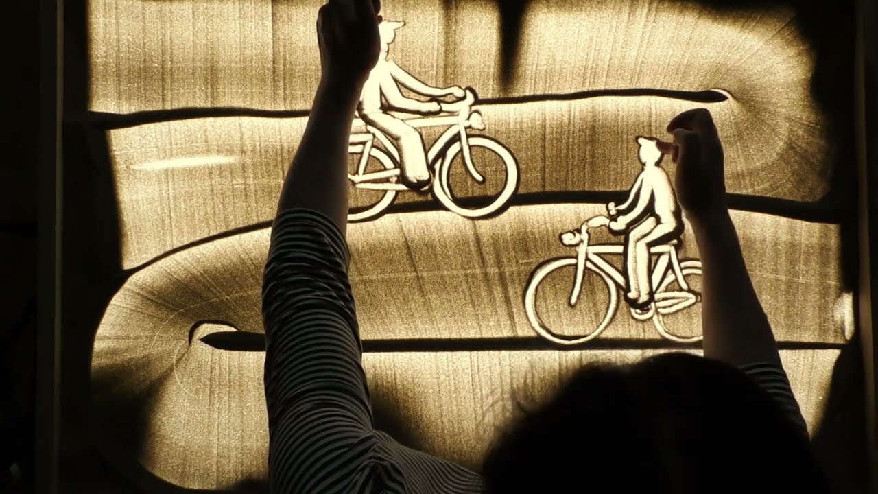 Eine Prise Sand erzählt - die Sand Art-Show im Sudetendeutschen Museum in voller Länge