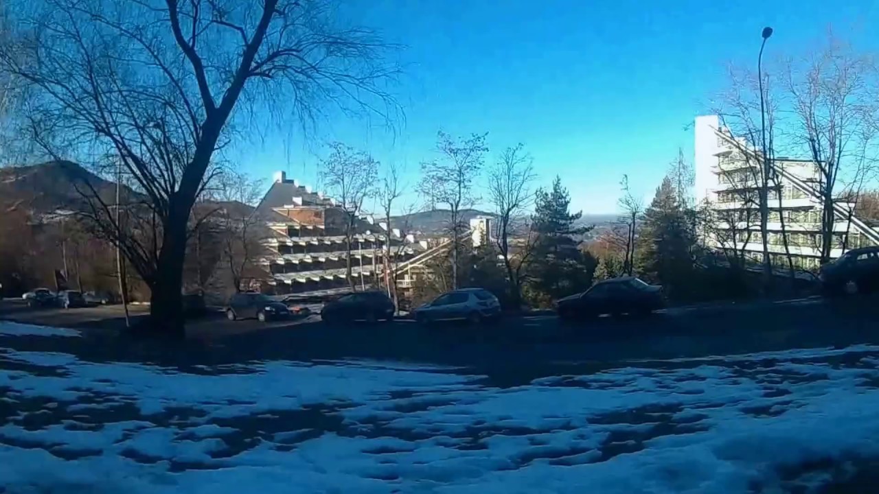 USTROŃ - Droga  na zabiegi z hotelu KOS