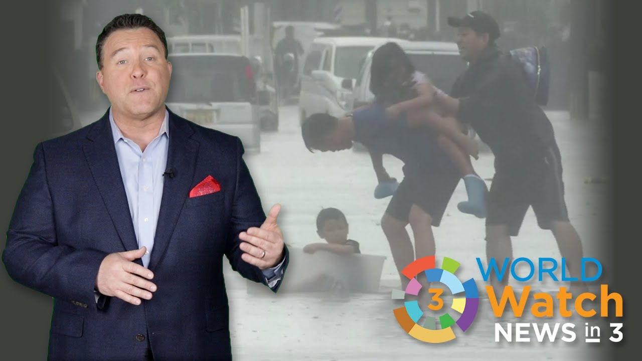 WORLD Watch News in 3: America's Debate Class, Study Abroad, Mudslides, Shadow Power, Man vs. Snake