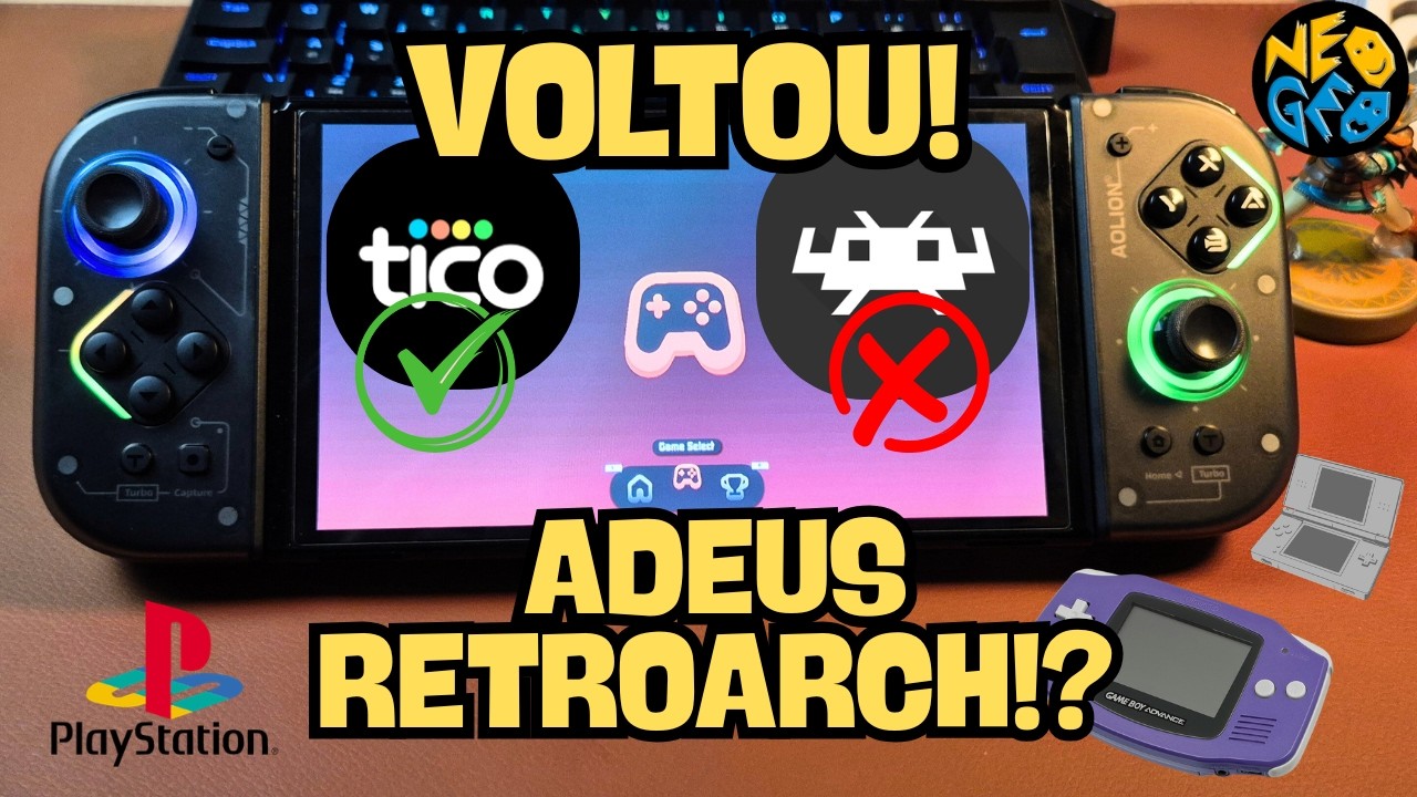 O Emulador MAIS FÁCIL do Switch VOLTOU! (Muito Melhor que RetroArch?)