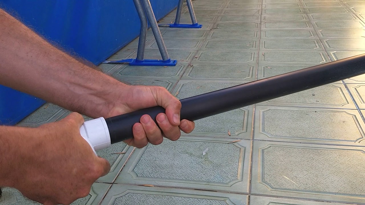 Como armar arcos de futbol con caños y codos de pvc